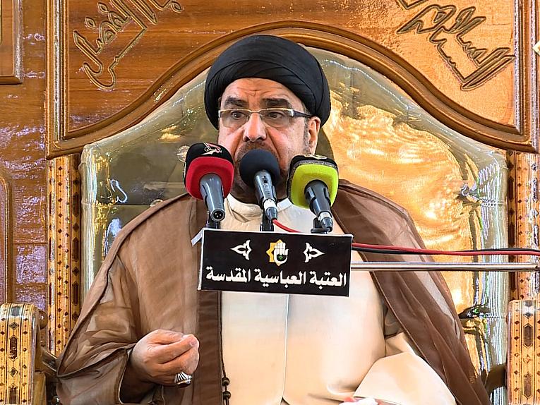 محاضرة السيد حسن الياسري في الصحن العباسي الشريف 25 رمضان 1439هـ